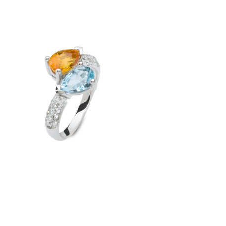 2517rx6w exel collection ring multicolor sapphire