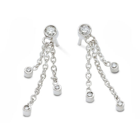 4054bx5w exel collection diamond earrings