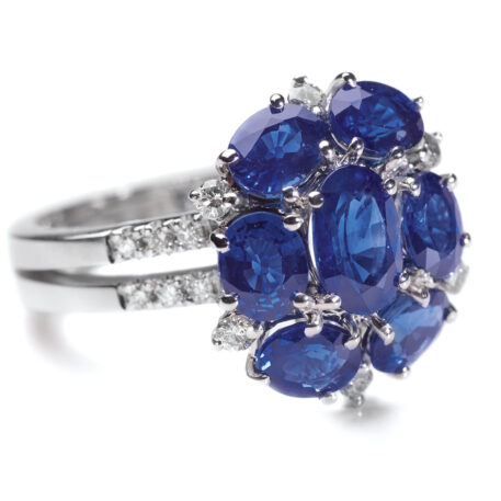4229tx1w exel collection ring blue sapphire