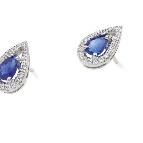 5112bx1w exel collection earrings blue sapphire