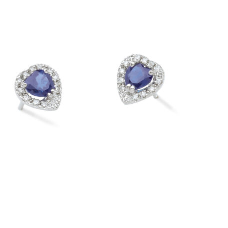 5128bx10w exel collection earrings blue sapphire