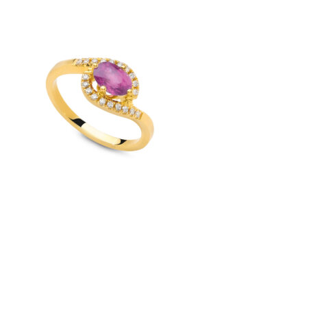 5160rx7 exel collection rings pink sapphire
