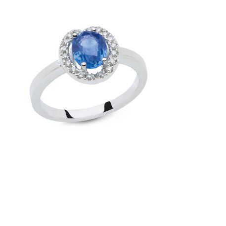 5164rx10w exel collection ring blue sapphire