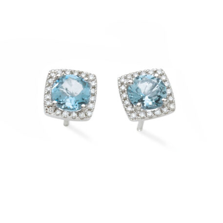 5166bx6w exel collection earrings aquamarine