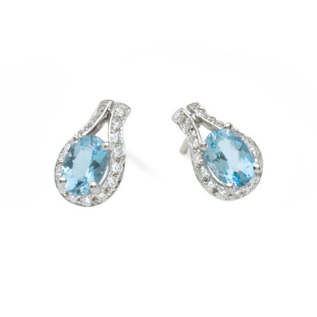 5167bx6w exel collection earrings aquamarine