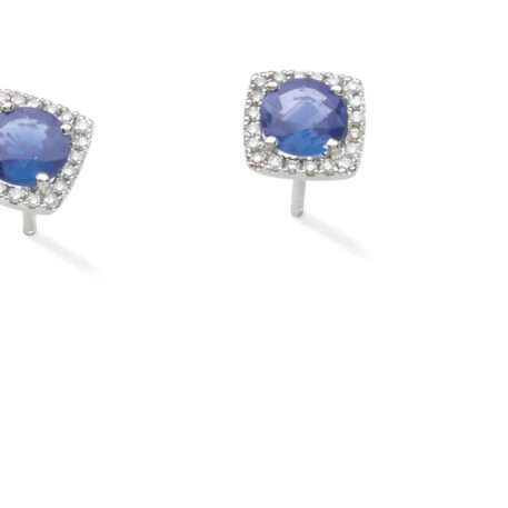 5168bx1w exel collection earrings blue sapphire