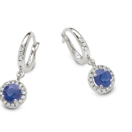5182bx1w exel collection earrings blue sapphire