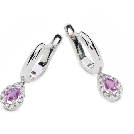 5187bx8w exel collection earrings pink sapphire