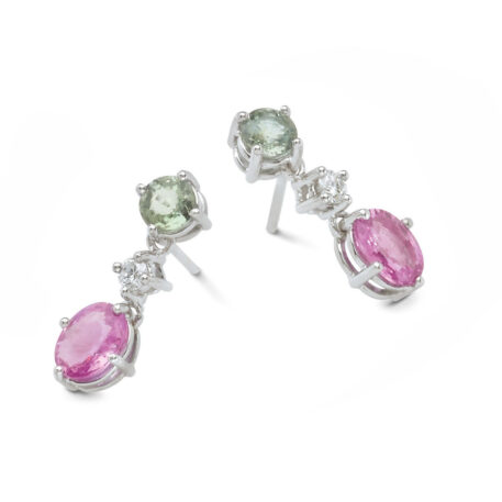 5191bx7w exel collection earrings multicolor sapphire
