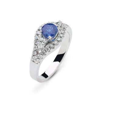 5197rx1w exel collection ring blue sapphire