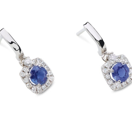 5232bx1w exel collection earrings blue sapphire
