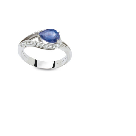 5349rx1w exel collection ring blue sapphire
