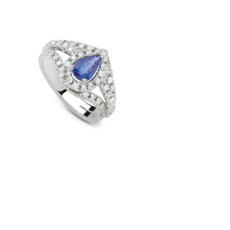 5435rx10w exel collection ring blue sapphire